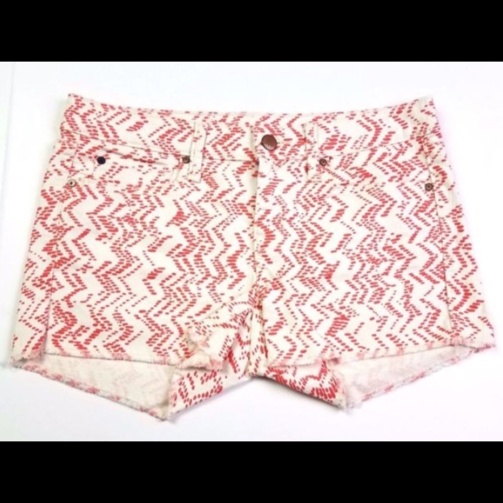 Gap patterned denim shorts